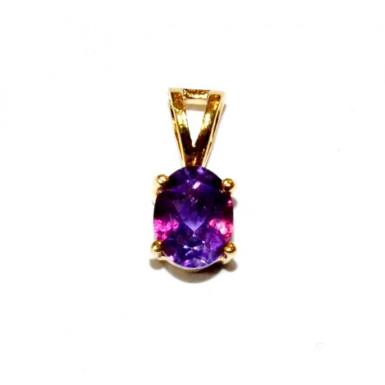 Vermeil Amethyst Pendant PF-36