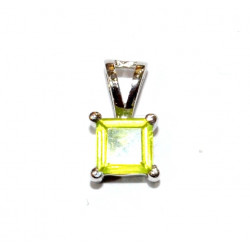 Sterling Silver Peridot Pendant PF-39