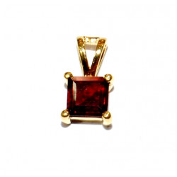 Vermeil Garnet Pendant