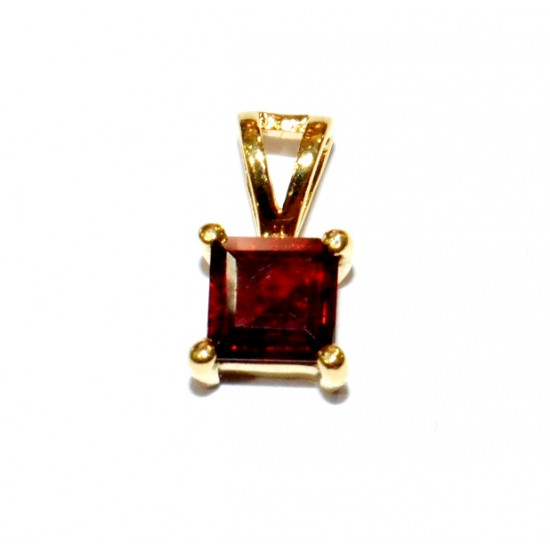 Vermeil Garnet Pendant