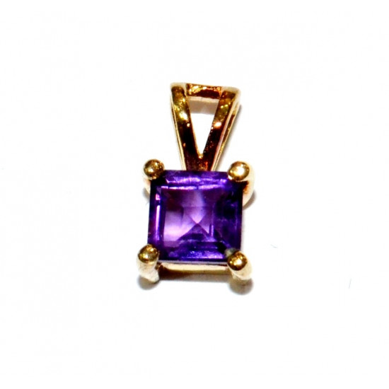Vermeil Amethyst Pendant PF-39
