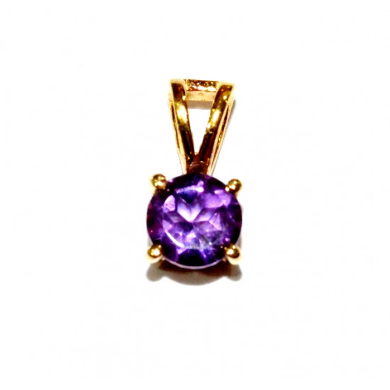 Vermeil Amethyst Pendant PF-33