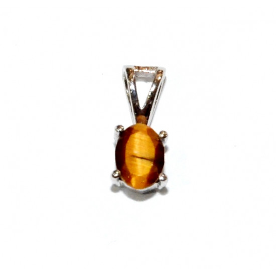 Sterling Silver Tiger's Eye Pendant