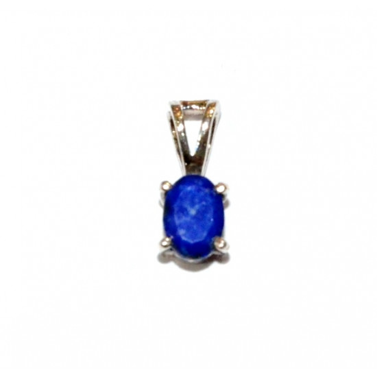 Sterling Silver Lapis Lazuli Pendant PF-35