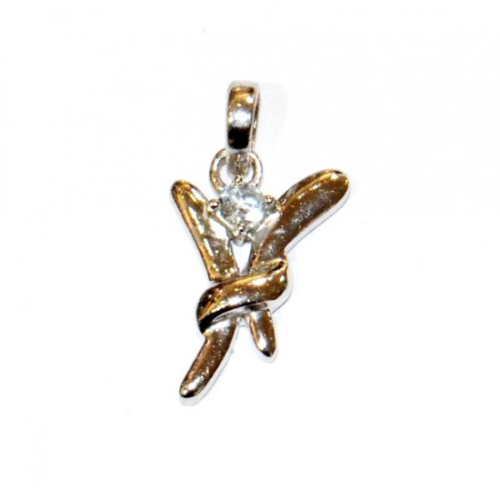 Sterling Silver Aquamarine Pendant PF-19