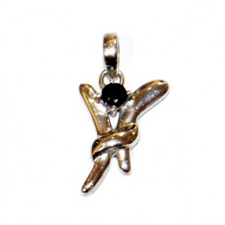Sterling Silver Onyx Pendant PF-19