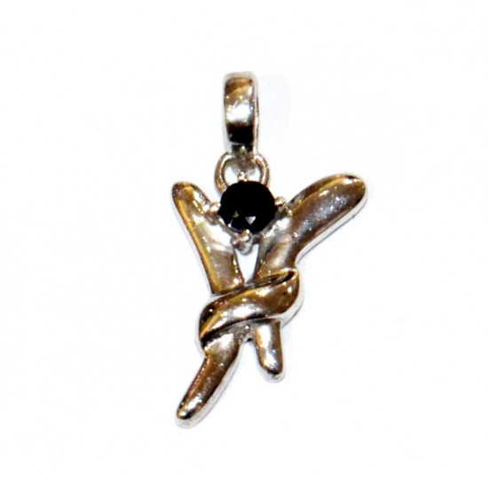 Sterling Silver Onyx Pendant PF-19