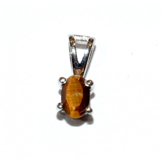 Sterling Silver Tiger's Eye Pendant