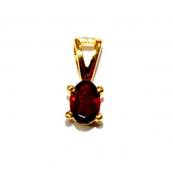 Vermeil Garnet Pendant