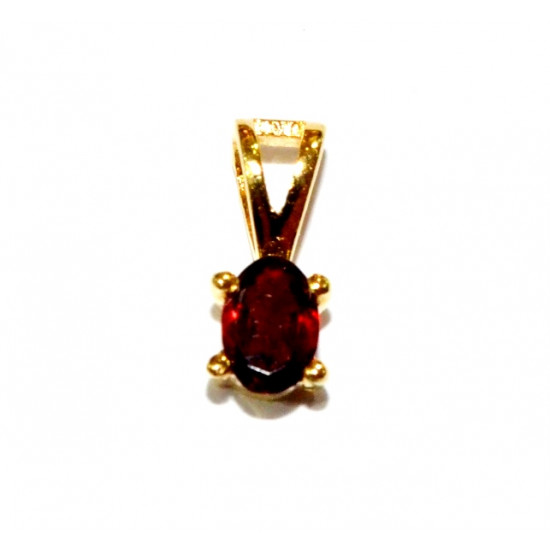 Vermeil Garnet Pendant