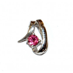 Sterling Silver Tourmaline Pendant PF-40