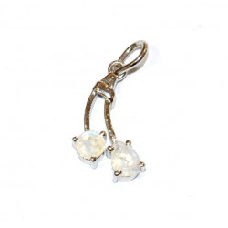 Sterling Silver Moonstone Pendant PF-45