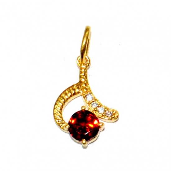 Vermeil Garnet Pendant