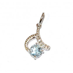 pendentif aigue marine PF-46