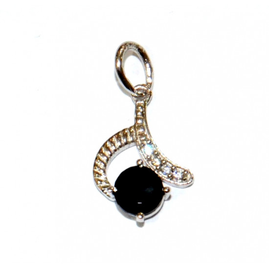 Sterling Silver Onyx Pendant PF-46
