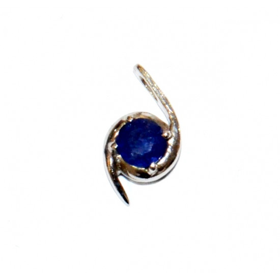 Sterling Silver Sapphire Pendant
