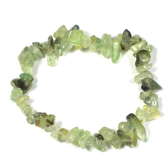 Prehnite - epidote Chips Bracelet Prehnite - epidote Chips Bracelet