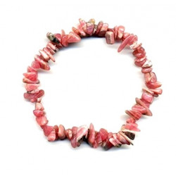 Rhodocrosite Chips Bracelet 