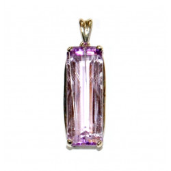 Sterling Silver kunzite pendant