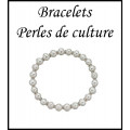 Cultured pearl bracelet