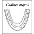 Silver chain necklace