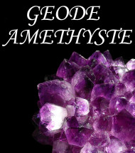 Géode d'améthyste