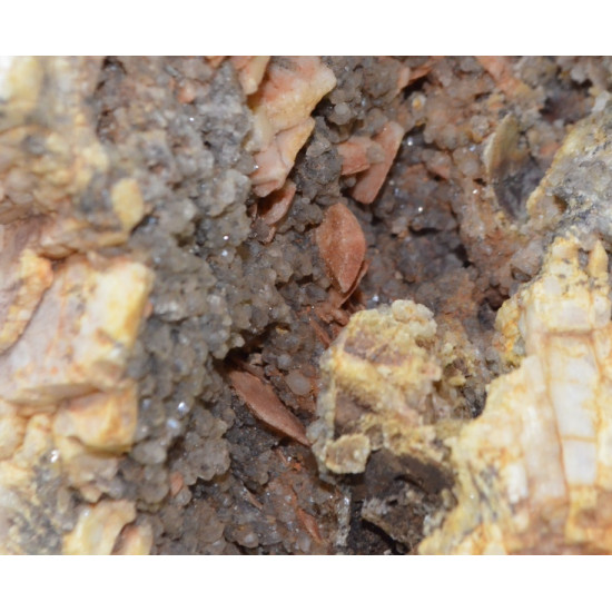 barite and quartz geode