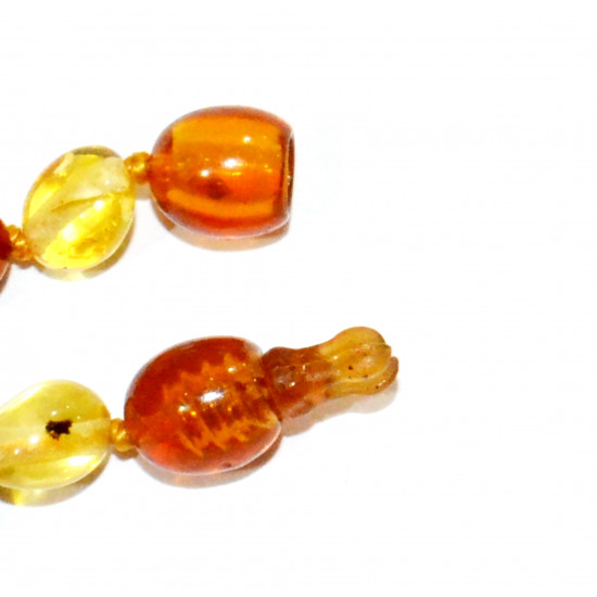Teething Necklace Cognac Amber
