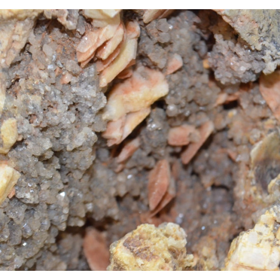 barite and quartz geode