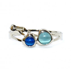 cat eye bracelet blue