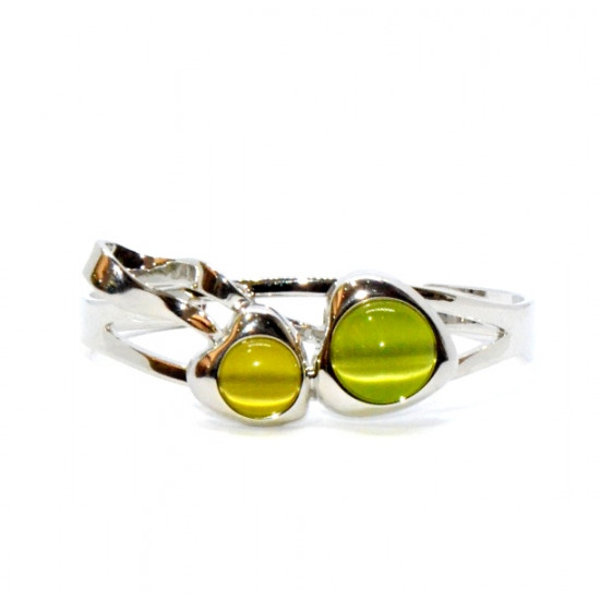 cat eye bracelet green