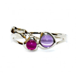 cat eye bracelet violet