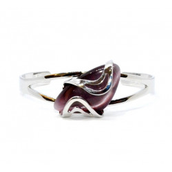 cat eye bracelet burgundy