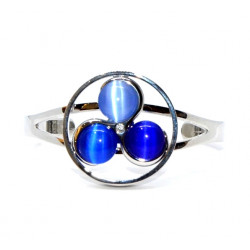 cat eye bracelet blue