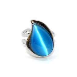 ring cat eyes blue