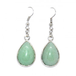 green aventurine earrings