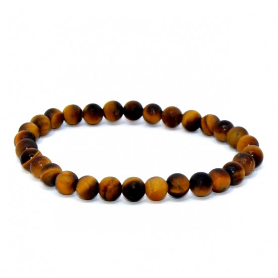 Tiger Eye Bracelet 6mm Matte 