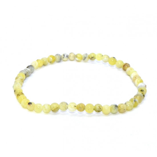 Yellow Opal Bracelet 4mm