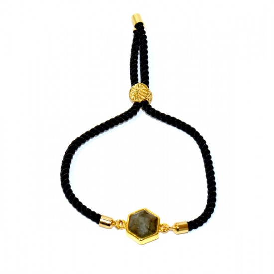 adjustable labradorite bracelet