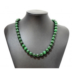 malachite necklace 10mm