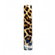 Leather strap 25 mm leopard / brown