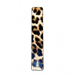 leather strap 25 mm leopard / black