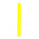 Leather strap 14 mm neon yellow / silver