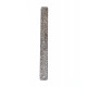Leather strap 14 mm neon pink / gray