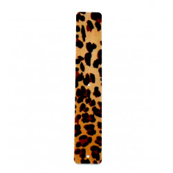 leather strap 25 mm leopard / snake print