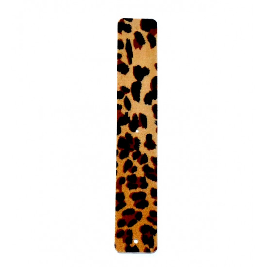 leather strap 25 mm leopard / snake print
