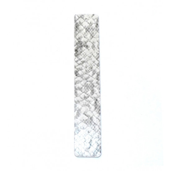 leather strap 25 mm leopard / snake print