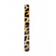 Leather strap 14 mm leopard print / brown