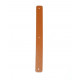 Leather strap 14 mm neon pink / brown