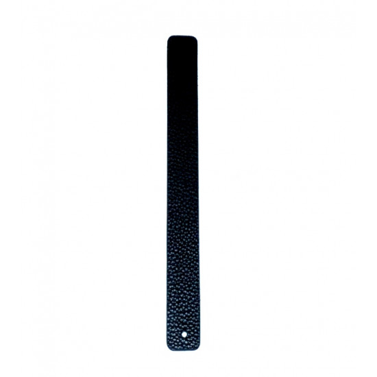 Leather strap 14 mm leopard print / black